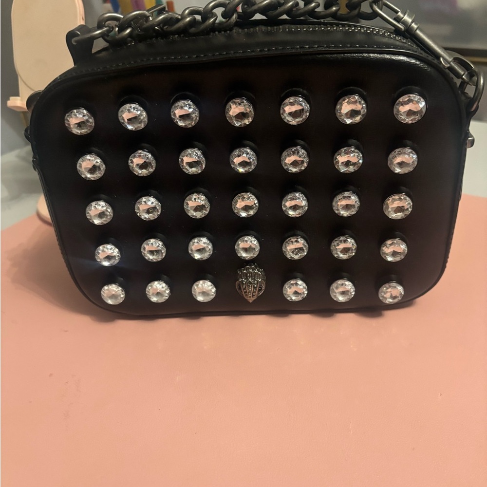 Kurt Geiger Black Studded Women's Bag